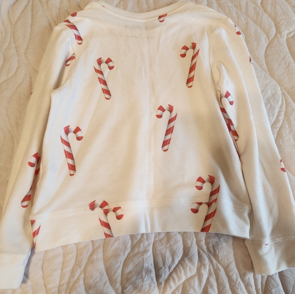 Girls Brokedown Candy Cane sweatshirt 6 - Picture 4 of 4